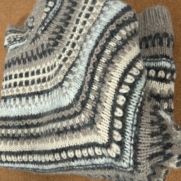 Loft Women’s Knit Rayon Cotton Rabbit Hair Blend Sweater Beige size Large - Picture 14 of 15